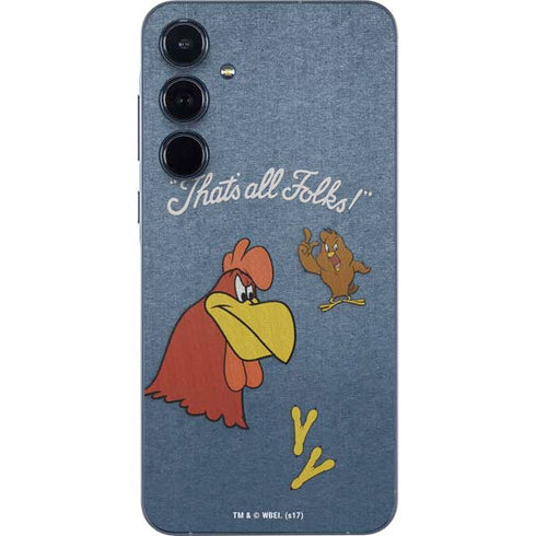 Looney Tunes Foghorn Leghorn Thats All Folks Galaxy A36 5G Skin